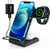 Wireless Charging Stand- 3 in 1 Wireless Charging Station Dock 15W Fast Wireless Charger for iWatch SE/6/5/4/3/2- Airpods 2/Pro- iPhone 12/12 Pro/ 11/11 Pro/XR/XS/X/8 /8P/Samsung-with QC 3.0 Adapter-