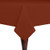 Ultimate Textile Cotton-Feel 60 x 60-Inch Square Fine Dining Tablecloth Burnt Orange