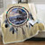 Sleepwish Wolf Dream Catcher Blanket Vintage Yellow Wolf Throw Blanket Snow Wild Animals Sherpa Fleece Blanket -50inch x 60inch-