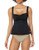 TYR Women's Twisted Bra Solid Tankini Top -Black- 10-