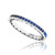 Pandora Women's Blue Radiant Hearts of Ring- Size 50 Jewelry 191011NCB-50