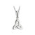 Solvar Womens Trinity Knot Necklace Sterling Silver Irish Made in Gift Box