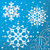 Silver Snowflake Christmas Party Napkins 16ct