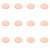 12 Pcs Round Makeup Sponges with Air Cushion Powder Puff Latex-free Blending Sponge and Makeup Puff for Liquid Foundation Cream Powder Concealer -ND-