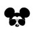 Bargain Max Decals Mouse with Sunglasses Decal Notebook Car Laptop 5.5" -Black-