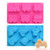 Soap Mold, Beasea 2pcs Car Shape Silicone Baking Mold for Cookies Cake Cupcake Muffin Soap Ice Cube Clay Kitchen Bakeware Set