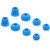 8pcs Blue Replacement Eartips Earbuds Eargels Compatible with Beats by dr dre Powerbeats 2 Powerbeats 3 Wireless Stereo Earphones