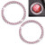 2 Pack Crystal Rhinestone Ring for Car Start Stop Auto Engine Ignition Button Decoration for Push to Start Button Starter  and  Knobs Bling Decor Ring-Pink-