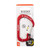 Nite Ize CSLA4-10-R6 SlideLock Carabiner Size #4 Red