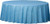 Round Pastel Blue Plastic Table Cover - Party Tableware 84"
