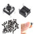DAOKI 100Pcs Tact Button Switch 6x6x4.5mm 4Pin DIP Micro Panel PCB Momentary Tactile Tact Push Button Switch