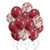Metallic Burgundy Balloons Confetti Red Balloons for Wedding Bridal Shower Birthday Party Anniversary Decoration Metallic Burgundy Balloons Confetti Red Balloons for Wedding Bridal Shower Birthday Party Anniversary Decoration