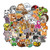 50PCS Nature Animal Stickers for Laptop Water Bottle Luggage Snowboard Bicycle Skateboard Decal for Kids Teens Adult Waterproof Aesthetic Stickers