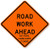 LA STICKERS Road Work Ahead Vine - Sticker Graphic - Auto Wall Laptop Cell Truck Sticker for Windows Cars Trucks