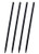 Wood Hair Sticks Penta Angel 4Pcs Vintage Wooden Hair Chopstick Pencil Long Hairpin Clips Accessory for Women Girls Thick Curly Hair Bun Holder Hairstyle Decor -Black-