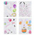 Bluecell 4 Sets Easter Decorations Easter Eggs Bunny Stickers Easter Window Adhesive Clings Bunny Paw Decals Easter Wall Door Floor Décor