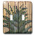 3dRose lsp_23990_2 Palm On Bamboo Double Toggle Switch