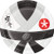 Karate Party Paper Plates 8 ct Multi-color 9"