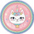 Sassy Caticorn Paper Plates 8 ct