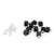 Dahszhi 3.5mm Panel Mount Female Mono Socket PCB Mount Audio Connector -10pcs