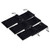 Black Microfiber Pouch Bag Soft Cleaning Case Sunglasses Eyeglasses Glasses -6-