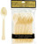 Heavy Duty Party Spoon Tableware Vanilla Crème Plastic  Full Size Pack of 20