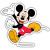 Mickey Mouse Disney Vynil Car Sticker Decal - Select Size