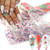 Nail Art Foil Transfer Stickers Nail Art Supplies Foil Transfers 10 Sheets Retro Flowers Nail Decals for Manicure Tips Nail Art DIY Decoration