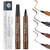 2PCS-Dark Brown- Eyebrow Tattoo Pen - Waterproof Liquid Microblading Eyebrow Tint Pencil - Micro-Fork Tip Applicator Easily Draw Natural Eye Brows Makeup