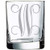 Alankathy mugs Monogram Etched Rock Glass Wine glass -W-