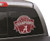 NCAA National Champions Clemson Tigers Window Film Orange