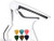 Guitar Capo Guitar Picks Acoustic Guitar Accessories Trigger Capo Key Clamp White With Free 6pcs Guitar Picks