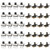 DAOKI 20PCS Vertical Slide Switches 1P2T SPDT 3 Pin 2 Position DC50V SS12D10 High Knob Micro Slide Switch with 20PCS Mini Panel Slide Switch ON-Off SS12F15 3Pin Latching Toggle Switch