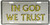 in God We Trust License Plate