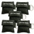 Pack of 5pcs CPR Face Shield Mask Keychain Ring Emergency Kit CPR Face Shields for First Aid or CPR Training -Black-5-