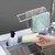 Kitchen Adjustable Drainer Sink Tray Sponge Soap Holder Sink Organizer Holder -Grey-