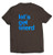 SHIRTS ARE COOL Let's Get Weird T-Shirt Brown