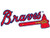 MLB Atlanta Braves Small Window Cling