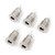 FarBoat 5Pcs DC-099 DC Power Jack Socket 5.5x2.5mm 30V 5A Female Threaded Power Connector Adapter Panel Mount with Screw Nuts