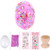 XIDAJIE Easter Egg Ornament Easter Colorful Foam Easter Eggs Easter DIY Craft Ornaments for Easter Decoration Includes Egg Tray Foam Sonw Dot Diamond