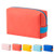 Small Makeup Bag Travel Cosmetic Bag for Women Girls Zipper Pouch Makeup Organizer Bag PU Leather Waterproof Cute Toiletry Bags-red-