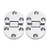 2Pcs Self-Supporting Flap Sewing Machine Table Flip Top Hinge Screws Folding Flap Concealed Cabinet Door Hinge