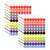 Circle Dot Stickers 1760 PCS 0.4" Round 20 Assorted Colors Code Polka Dot Stickers Round Color Coding Dots Circle Coding Labels Stickers Labels for Office Classroom 20 Sheets -2#-