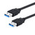 Pasow 2 Pack USB 3.0 Male to Male Cable Type A to A Male SuperSpeed USB to USB Extension Cord for Data Transfer -1.5 Feet-