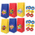 Superhero Party Goodie Bags with Thank You Stickers, Favor Bags Candy Bags Treat Bags Gift Bags for Boys & Girls Birthday Party, Theme Party Supplies Decorations, Set of 24