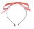 Create your own oversized leather bow headband girls art  and  craft kit DIY Fashion headband hair accessories -red-