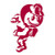Craftique Ohio State Decal -REF Angry Brutus Decal -4''- 4 in-