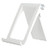Cell Phone Holder Foldable Desktop Holder Phone Desk Stand Adjustable Tablet Rack Cradle Dock for Smartphone Tablet White