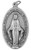 Venerare Large Oval Saint Medal 1.5" -Miraculous Medal-
