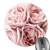 Knseva Vintage Pink Roses Rugosa Flower Personality Design Round Mouse Pad Retro Floral Circular Mouse Pads Custom